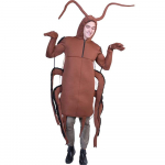 Juokingas gyvūno tarakono kombinezonas Cosplay kostiumas vakarėliams ir pasirodymams Adult ruda