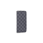 Louis Vuitton Zippy languota dengta drobės piniginė Vyri&scaron;ka piniginė Grafito N63095 Basic Set (Bag+Dust Bag)