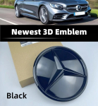 Grotelių emblema Žvaigždės logotipas Automobilio priekinių grotelių ženklelis Mercedes BenzW204 W205 X253 W213 W212 W176 W177 W167 W246 W117 Aksesuarai ML-W166 2012-2015