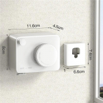 4,2 M nerūdijančio plieno i&scaron;traukiama drabužių virvė, reguliuojama džiovinimo audeklo kabykla, ne&scaron;iojama vidaus lauko skalbinių virvių kabykla balta