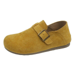 Birkenstocks viskas įskaičiuota naujas pavasario ir rudens vir&scaron;utinių drabužių krep&scaron;ys galvos traukimo plok&scaron;ti batai vieni batai 39 [inner length 24.5cm] geltona