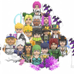MOC Kūrybingas JOJO Dio Brando Erina Joestar Nuotykių Lėlė Mini Anime Veiksmo Figūrėlės Statybiniai Blokeliai Plytos PASIDARYK pats Žaislai VAIKUI dovana