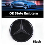 Automobilio priekinis logotipas emblema grotelių ženklelis Mercedes Benz W156 W204 W205 W210 W211 W212 W213 C E klasės GLA GLK ML GLC GLE priedai C-204 2008-2014