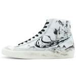 Nike Blazer &Scaron;ilti Neslystantys Ir Dilimui Atsparūs Auk&scaron;ti Kateboardo Batai Unisex Juodi Balti BQ6806-100(Komanda256-) 42.5