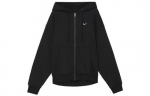 Nike Solo Swoosh Universali striukė su gobtuvu ir pilnu užtrauktuku FZ1165-010 2XL juoda