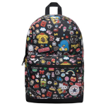 Converse X Hello Kitty ir draugų bendradarbiavimo 19,5 l kuprinė su užtrauktuku 600D poliesterio kuprinė Moteri&scaron;ka kuprinė Juoda WA5874-023 Black