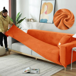 Tamprios aksomo sofos užvalkalas Neslystantis L formos kampinės sofos užvalkalas Svetainei Armchair Covers Mink&scaron;tas Patvarus 1 seater 90-140cm