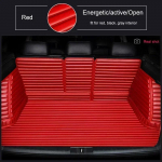 Individualizuotas Stripe 5D pilnai dengiantis automobilio bagažinės kilimėlis Volkswagen VW Passat B5 B6 B7 2011-2015 automobilių priedai kilimas Passat B5 2003-2007 raudona
