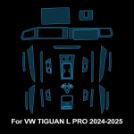 I&scaron; anksto supjaustyta TPU apsauginė plėvelė, skirta Volkswagen Tiguan L Pro VW 2026 2026 PPF, vidinės centrinės konsolės pavarų svirties skydeliui, automobilio aksesuarai Left hand drive