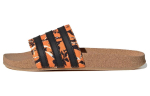 Adidas Originals Adilette &bdquo;Ry&scaron;kiai oranžinės spalvos juodos gumos&ldquo; IE7750 38