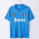 Retro Neapolio klubo futbolo mar&scaron;kinėliai trumpomis rankovėmis Unisex Gatvės stiliaus Laisvalaikio Hip Hop stilius Large