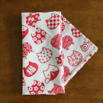Japoni&scaron;kas Furoshiki vyniojimo audinys, daugkartinio naudojimo bento ir dovanų vyniojimo servetėlė vestuvėms, Naujiesiems metams ir &scaron;ventėms 70x70cm