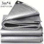 Atsparus vandeniui brezentas Anti-UV Sidabrinis brezentas Daugiafunkcinis 2x2m 2x3 3*3 3x4 3mx5 Markizė Stogelis Lietaus danga Lauko apsauga nuo saulės Stovyklavimas 3x4 m