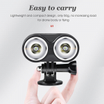 4 režimų drono prožektorių rinkinys naktinio skrydžio Fpv ap&scaron;vietimo lempa, suderinama su Dji Mavic 3 Air 2s/2 black 1109942