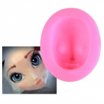 &bdquo;Pasidaryk pats&ldquo; silikono formos mergaičių veido kepimo įrankis tortas &bdquo;Fondant&ldquo; dekoruojantis pelėsis &bdquo;Sugarcraft&ldquo;.