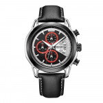 Kūrybi&scaron;ki MEGIR Chronograph Vyri&scaron;ki laikrodžiai Relogio Masculino Madingi Odiniai kvarciniai rankiniai laikrodžiai Vyri&scaron;ki Laikrodis Valandos Armijos kariniai laikrodžiai