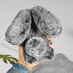 &Scaron;iltas pliu&scaron;inis telefono dėklas, skirtas iPhone XS Max XR X 11 Pro Max SE2 SE2 Triu&scaron;io ausims Pūkuotas pūkuotas kailio dangtelis, skirtas iPhone 6 6S 7 8 Plus dėklams for iphone XS MAX