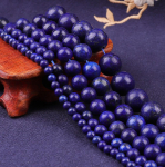 Natūralūs Lapis Lazuli akmens apvalūs palaidi karoliukai papuo&scaron;alams gaminti &bdquo;pasidaryk pats&ldquo; apyrankės karoliai 4mm 89pcs