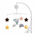 Kūdikių bar&scaron;kučiai lop&scaron;iui mobiliesiems žaislų laikiklis Besisukantis mobilus lovos varpelis muzikinė dėžutė 0-12 mėnesių naujagimių žaislai kūdikiams bar&scaron;kučiai