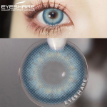 EYESHARE Natūralios spalvos lę&scaron;iai Eyes 2vnt spalvoti kontaktiniai lę&scaron;iai akims Blue Beauty kontaktiniai lę&scaron;iai Akių kasmetiniai kosmetiniai spalvoti lę&scaron;iai