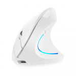 2,4 G belaidė vertikali pelė įkraunama vertikali, ergonomi&scaron;ka pelė 3 reguliuojami DPI lygiai RGB