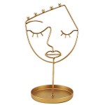 Les Tr&eacute;sors De Lily [A3196] - Porte-Bijoux cr&eacute;ateur 'Boudoir' dor&eacute; - 27x14 cm