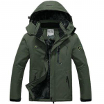 Winter Parka Vyri&scaron;ki Windbreak Plus Stori &Scaron;ilti Vėjo nepraleidžiantys kailiniai Vyri&scaron;ki kari&scaron;kiai su gobtuvu anorako striukės Vyri&scaron;kos žieminės striukės XXXXXXL armijos žalia spalva