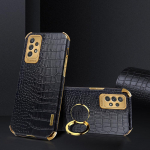 A53 5G Case krokodilo odinis dėklas, skirtas Samsung Galaxy A53 A73 A33 A13 A52S A52 A72 A32 A12 A22 A82 5G dangtelis automobilio magnetinis žiedas A53 5G