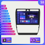Hizpo 4G+WIFI 2 Din Android Auto radijas, skirtas Au-di A6 C5 1997&ndash;2004 S6 RS6 Carplay Carplay Multimedia GPS 2din Autoradio Navi GPS galvos blokas Autoaudio Video S8 8Core 8G 128G