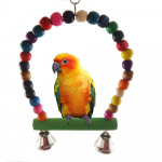 Naminiai pauk&scaron;čiai Papūga Papūga Papūgėlė Papūga Cockatiel Cage Swing Toys Kabantis žaislas One Size