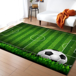 Futbolo nuotraukos Kilimėlis Futbolo aik&scaron;tės kilimas Svetainės apdaila Kilimėliai miegamajam Svetainės kilimėlis Namų įėjimo durų kilimėlis Vaikams 230cm by 160cm