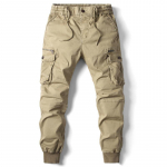 Cargo Pants Vyri&scaron;kos bėgiojimo laisvalaikio kelnės Medvilninės viso ilgio vyri&scaron;kos gatvės apranga Vyri&scaron;kos darbo sportinio kostiumo kelnės plius dydis 29 chaki