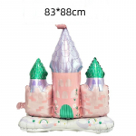 Trijų sluoksnių didelis tortas Balionas Gimtadienio &scaron;ventė Balionų dekoravimas YAY IT'S YOUR BIRTHDAY Vaikų gimtadienio reikmenys