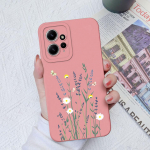 Gėlių dėklai, skirti Xiaomi Redmi Note 12 11 10 9 8 7 Pro Max Galinis dangtelis Mielas avokado mink&scaron;tas silikoninis fotoaparato apsauginis telefono fondas Redmi Coques Redmi Note 9 Pro 4G smėlis