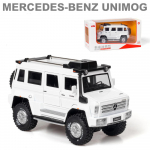 1/28 Scale Unimog U5000 Diecast automobilių modelio žaislas, patraukiama atgal žaislinė transporto priemonė su garsu ir &scaron;viesa vaikams, mažiems berniukams, mergaitėms, dovanų kolekcija