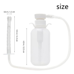 300 ml White Bottle du&scaron;o ne&scaron;iojamas valymo įrankis su skalavimo antgaliu