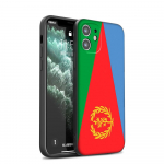 GX65 Eritrėjos vėliavos silikoninis mink&scaron;tas dėklas, skirtas iPhone 13 12 Mini 11 Pro XS Max XR X 8 7 6 6S Plus 5 5S SE 2020 m. iPhone 5 5s SE