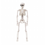 Helovino skeleto rinkinys viso kūno skeletas su judančiais sąnariais, skirtas Helovino vakarėlio kiemo sodo dekoravimui
