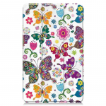Mielas madingas atverčiamas dėklas, skirtas Samsung Galaxy Tab A9+ SM-X216 X210 X218 PU odinis smūgiams atsparus dangtelis TabA9+ 11 colių stovo korpuso laikiklis