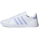 Adidas Courtpoint Baltos ir violetinės spalvos moteri&scaron;ki sportbačiai Cloud-White H01964 36⅔