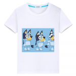 Blueys Dog 100% medvilniniai mar&scaron;kinėliai berniukams anime mar&scaron;kinėliai y2k vienetiniai pride mar&scaron;kinėliai Blueys britų animaciniai filmukai trumpi vir&scaron;utiniai drabužiai vaikams mergaitė 100 balta