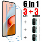 6in1 grūdintas stiklas skirtas Xiaomi Redmi Note 12 11 Pro Plus 5G 11S 10S 9S 9 fotoaparato ekrano apsauga, skirta Redmi 10 8 9T 10C 9C Glass Redmi 10C