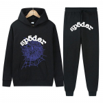 2023 m. Europos ir Amerikos naujasis &bdquo;Young Thug Celebrity&ldquo; to paties stiliaus &bdquo;Sp5der Hoodie&ldquo; vyri&scaron;kas laisvalaikio sportinis rinkinys, sustorintas pliu&scaron;inis L