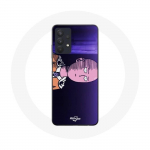Coque pour Samsung Galaxy A32 5G Saitama One Punch Man Anime Affiche Violet