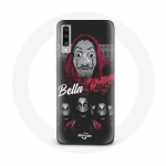 Coque pour Samsung Galaxy A50 La casa de papel bella ciao logo