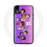 Coque pour Iphone XR BTS TinyTAN Animation Affiche RM Jin Suga J-Hope Jimin Jungkook Et V Mic Drop Danse