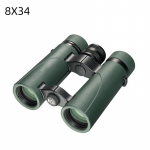 Žiūronai Pirsch 8/10x42 su auk&scaron;tos kokybės fazine danga ir inertinių dujų užpildu vandeniui atspariu 8/10x34 ne&scaron;iojamu teleskopu