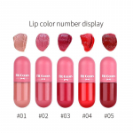Nauji mini kapsulių lūpų blizgesio 5 spalvų rinkiniai Velvet Matte Nelipnūs puodelio spalvos skysti lūpų dažai 6ml*5pcs