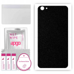 apgo Protective Skin Sticker for the back compatible with vivo X9, Wrap Film, Foil, Vinyl - Pattern Matte Black