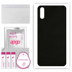apgo Protective Skin Sticker for the back compatible with TP-Link Neffos C9 Max, Wrap Film, Foil, Vinyl - Pattern Matrix